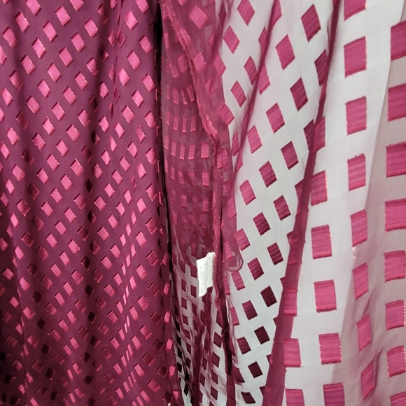 Vintage layered dress with sheer duster size 14 - Picture 5 of 13